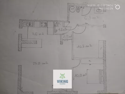 T3 62 m2 - combles - balcon - terrasse - jardin